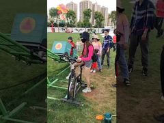 Genitore Bambino Giallo attrezzature di parco giochi interattivo Gite all'aria aperta Bicicletta Monopoli