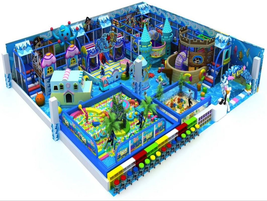 Tematica del mondo del mare Bambino Fortina Malvagia Parco giochi interno Casa giochi morbida Piccolo Parco di avventure