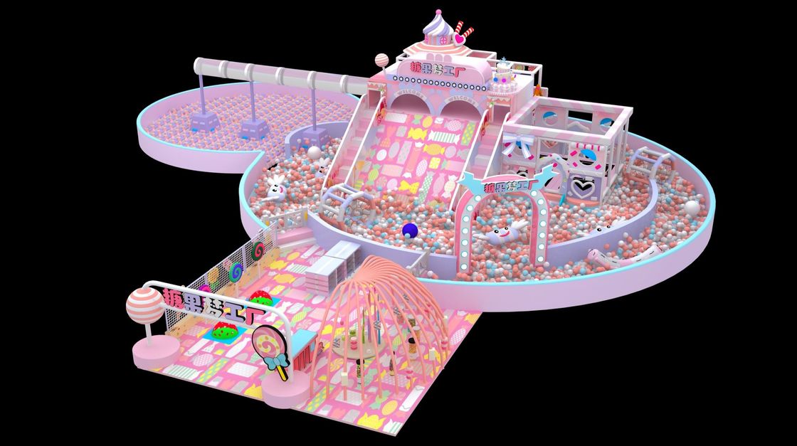 Attrezzature per giochi commerciali accoglienti per bambini sicuri attrezzature per giochi interni colorati per la casa