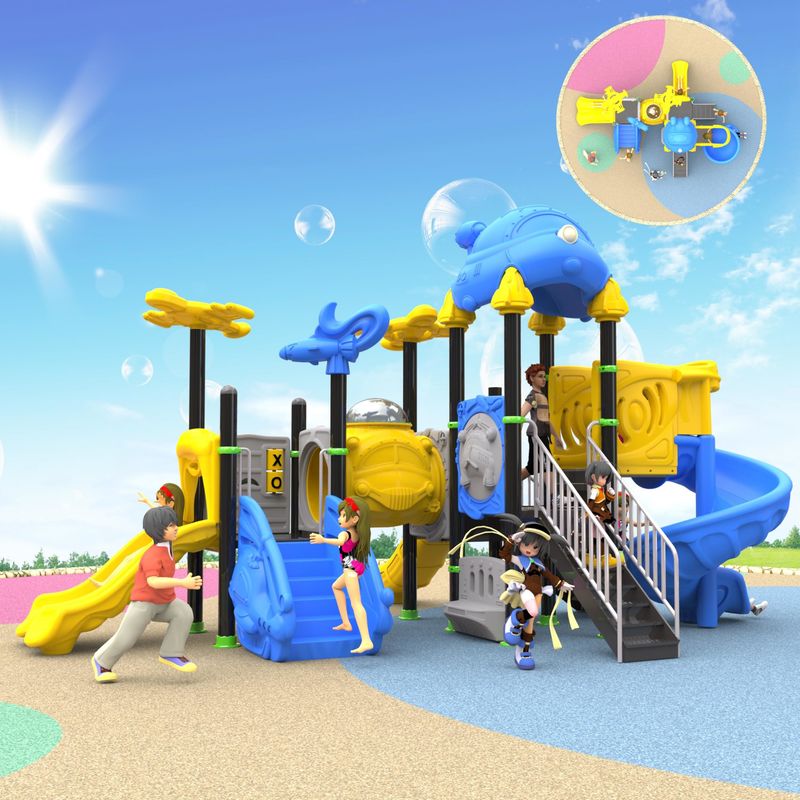 Colori personalizzati attrezzature per giochi commerciali per bambini per bambini soluzioni per parchi giochi commerciali