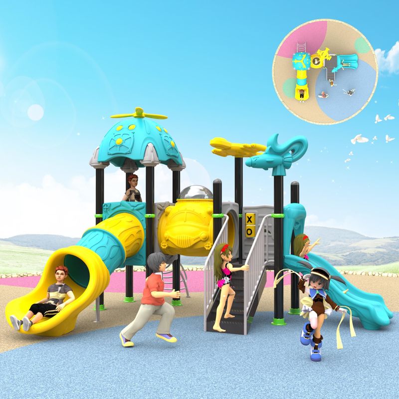 Colori personalizzati attrezzature per giochi commerciali per bambini per bambini soluzioni per parchi giochi commerciali