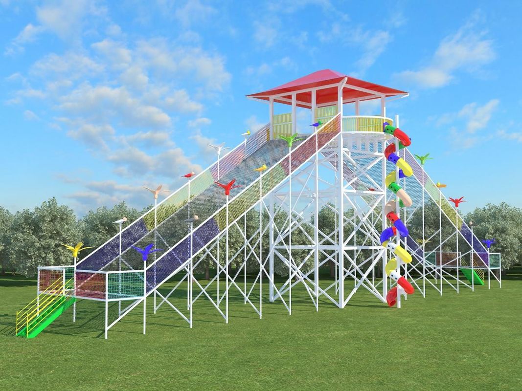 Cornici per arrampicata personalizzate 5 persone -10 persone attrezzature per giochi all'aria aperta Parco di terreni a griglia