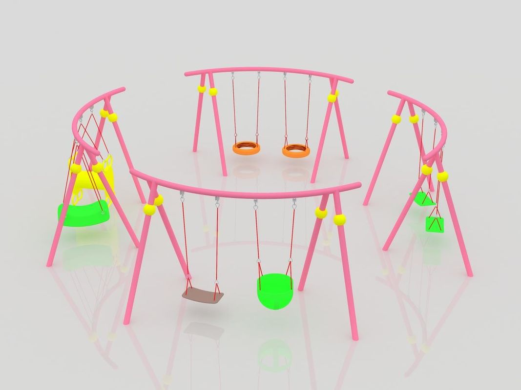 Swing set in acciaio galvanizzato per bambini e adulti
