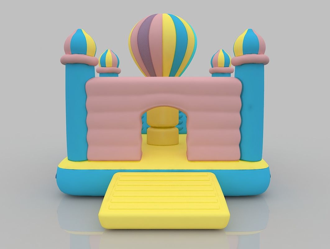 3 - 16 anni Castello gonfiabile Pallone d'aria calda Tematica Casa rimbalzo Affari con soffiatore