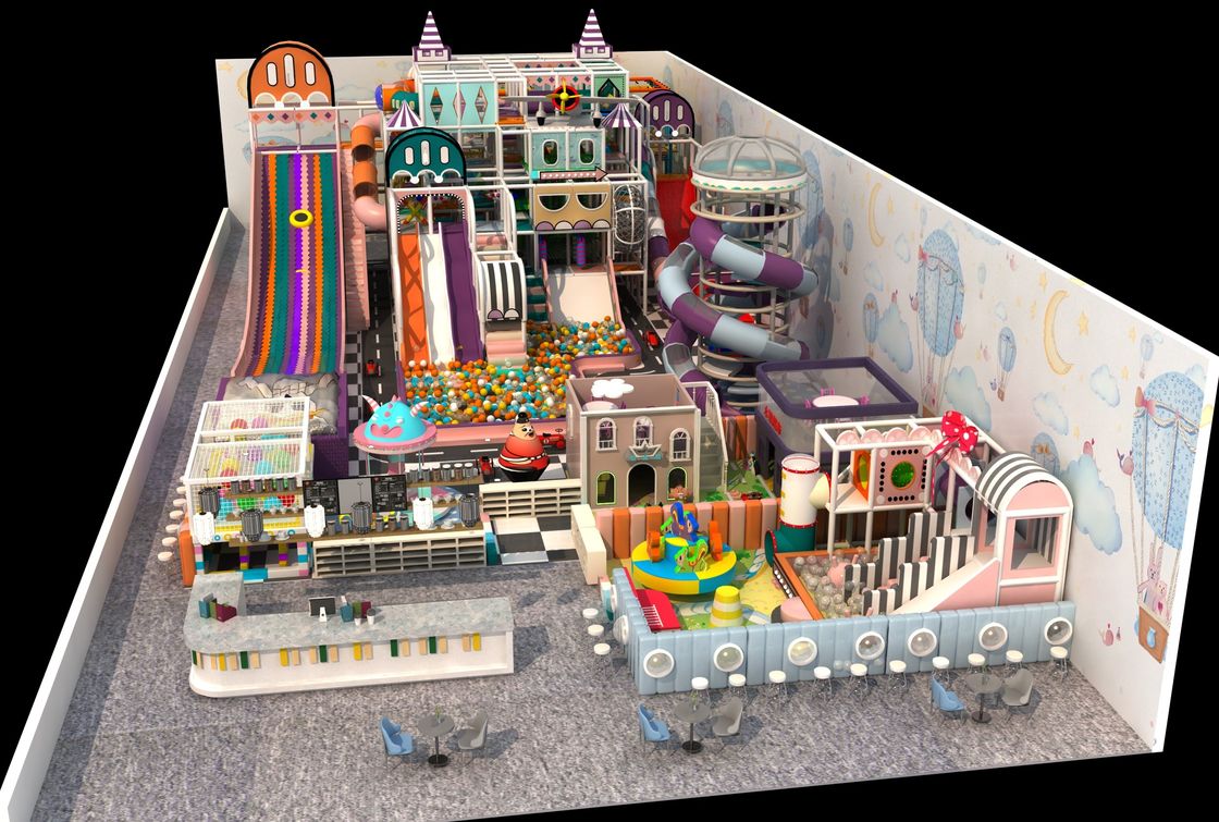 Commerciale Parco giochi per bambini grande campo di gioco interno professionale castello cattivo Parco giochi interni per bambini attrezzature di gioco indoor soft