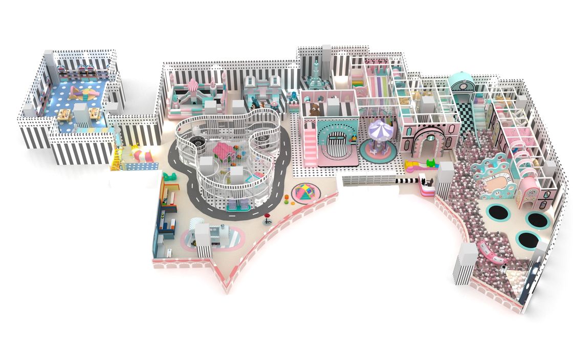 Disegno personalizzato Nuovo di alta qualità multifunzionale commerciale Kids Zone attrezzature per giochi interni