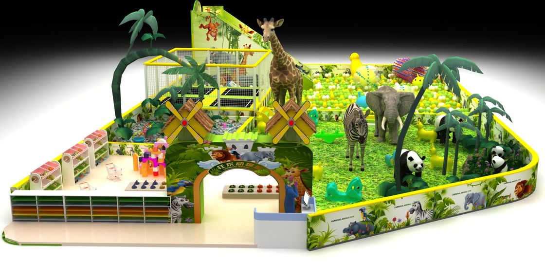 Giardino della giungla personalizzato abito scivolo zona giochi per bambini attrezzature per giochi per bambini scivolo per bambini