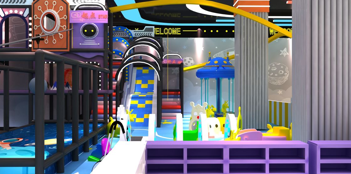 Parco giochi indoor per bambini per divertimenti morbidi Parco giochi indoor personalizzato per incoraggiare la creatività e le capacità sociali