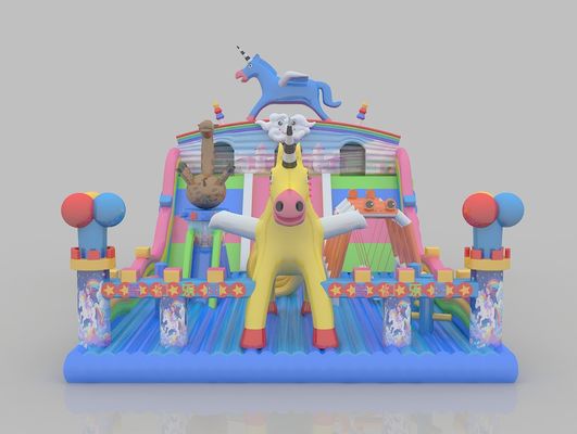 Parco del castello a rimbalzo gonfiabile in PVC